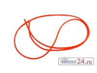 Кембрик флюоресцентный арт. 8954322, d 1,8 мм, цв. красный.
